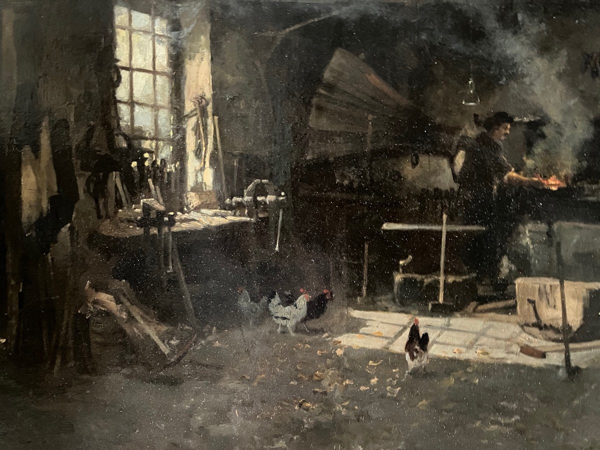 Alexandre Defaux, Interieur De Forge à Cernay La Ville -photo-4