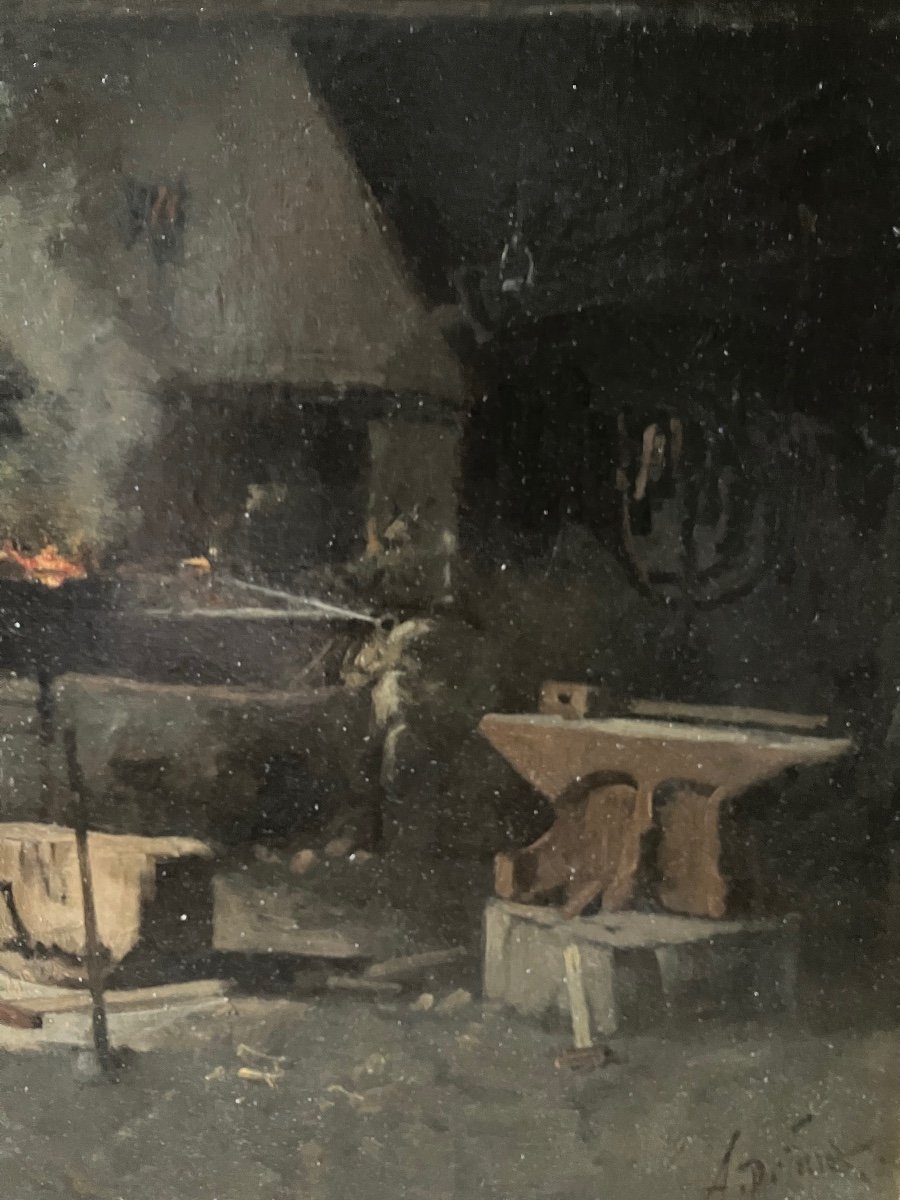 Alexandre Defaux, Interieur De Forge à Cernay La Ville -photo-2