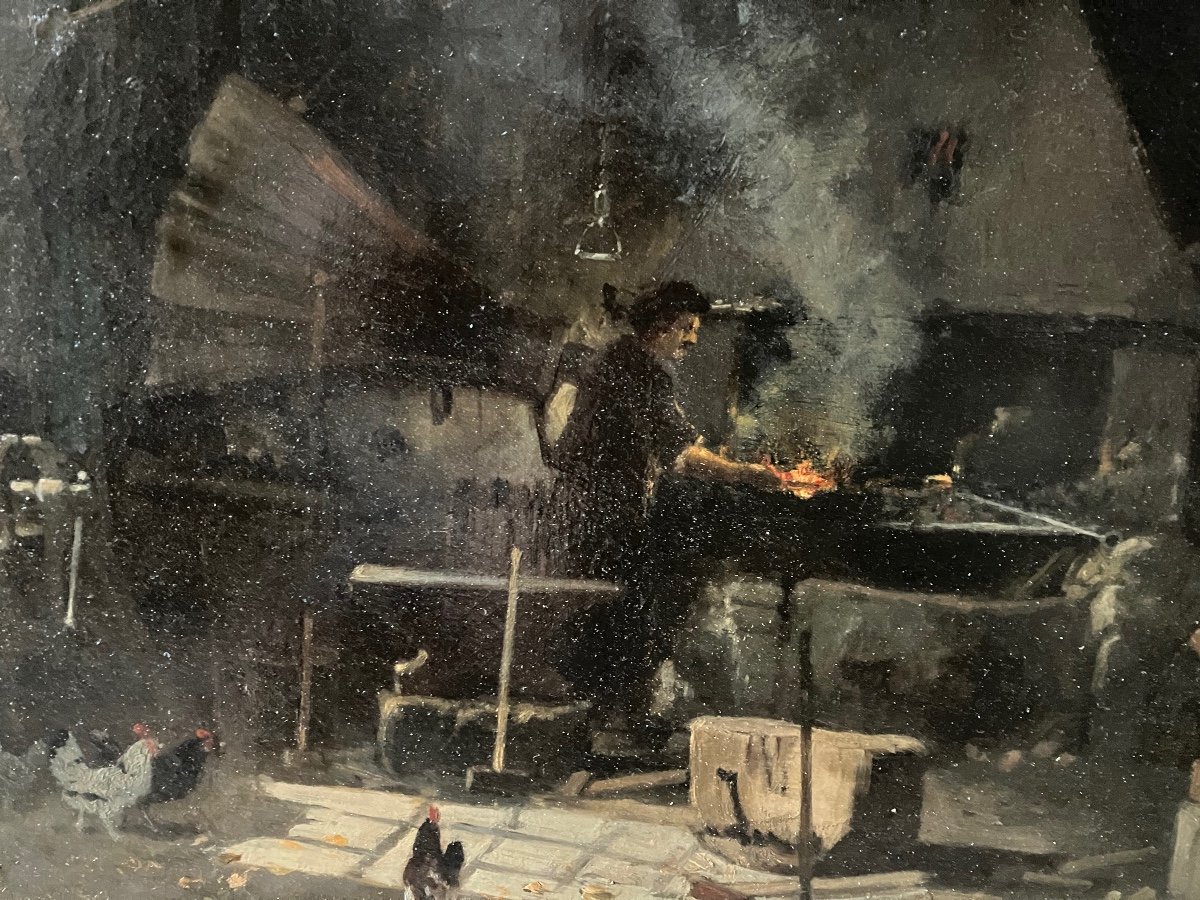 Alexandre Defaux, Interieur De Forge à Cernay La Ville -photo-5