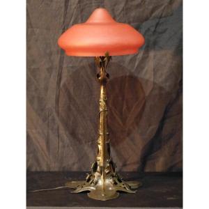 Daum Et Majorelle -  Lampe Art Nouveau 
