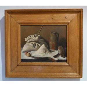 Pierre Jouffroy Still Life With A Heap Of Flour