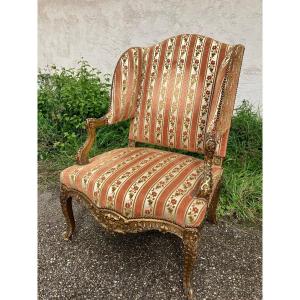 Bergère Dorée Louis 14 époque 19eme à Oreilles 