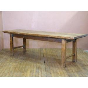 Grande Table De Ferme De Normandie En Orme 248 Cm