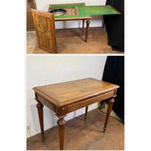 Walnut Games Table Roulette Tric Trac And Miscellaneous 