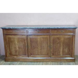 Enfilade En Acajou 3 Portes Et 3 Tiroirs 209 cm époque 19 Eme . 