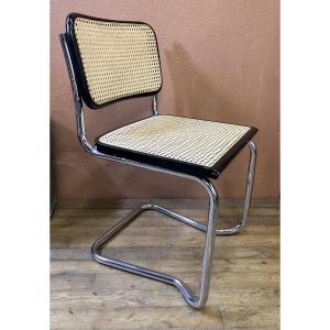 Série de 6 chaises italiennes modèle de Marcel Brauer B32 Cesca Design années 80