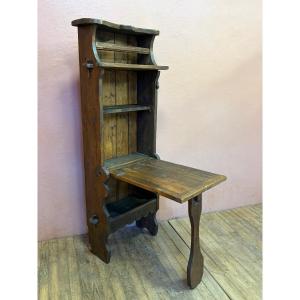 19th-century Shepherd's Table Made Of Fir From The Montagne Alpes Savoie Alpine Pasture 
