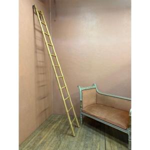 Large Bamboo-style Ash Bookcase