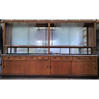 Large Display Cabinet Pastry 3 M 55 Long Sliding Doors Large Display Cabinet Pastry 3 M 55 Long Sliding Doors