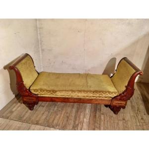 Empire Daybed Mahogany Swan Neck