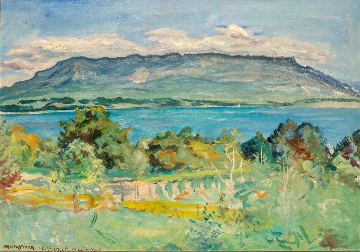 Lucien Mainssieux (1885-1958). Le Lac du Bourget