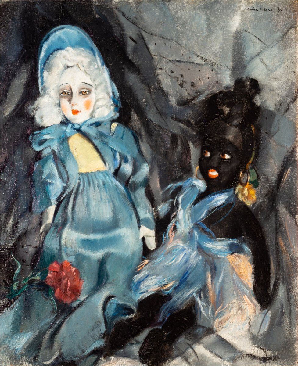 Louise Morel (1898 -1974). The Two Dolls