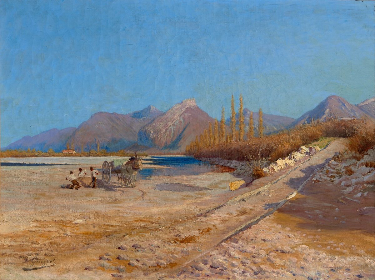 Louis Guiguet (1861-1928). Les bords du Drac et les massifs de Chartreuse