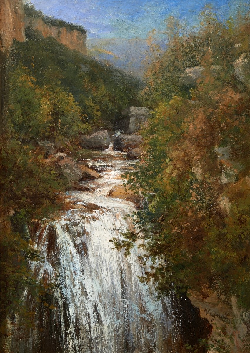 Louis Vagnat (1841-1886). La cascade de Sassenage