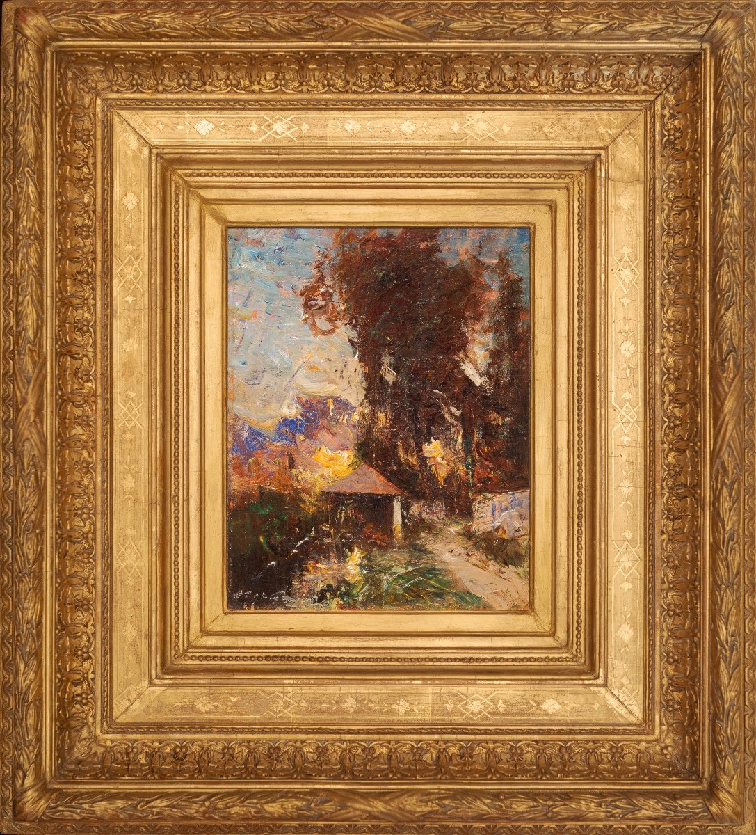 François-auguste Ravier (1814-1895). The Morestel Wash House-photo-2