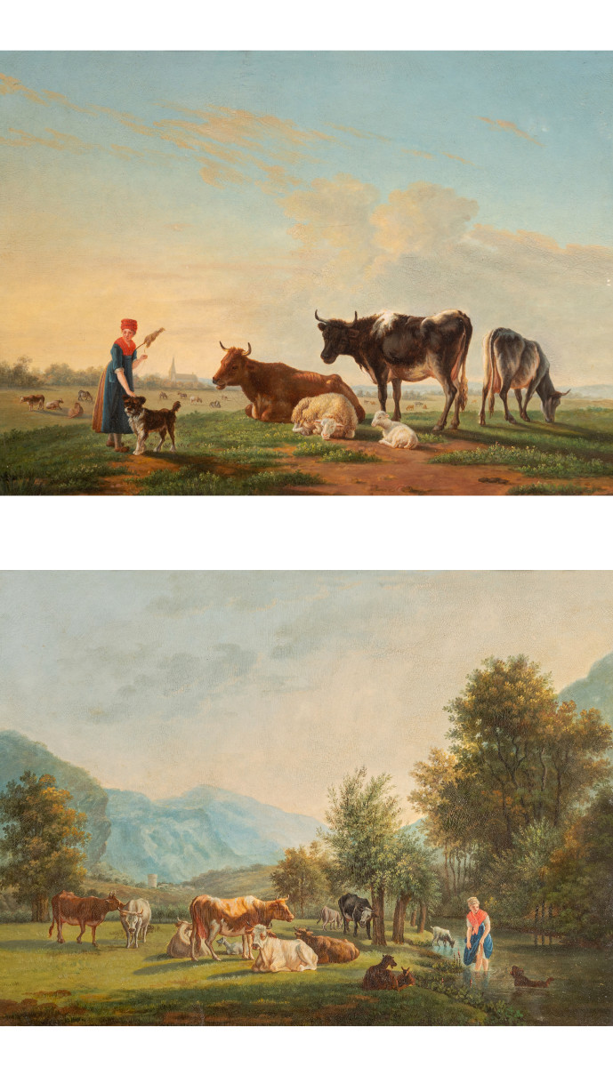 Balthasar-paul Ommeganck (antwerp 1755 - Antwerp 1826)