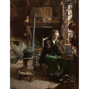 Jacques Gay (1851-1925). l'Atelier Du Réparateur d'Horlogerie