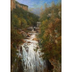 Louis Vagnat (1841-1886). La cascade de Sassenage