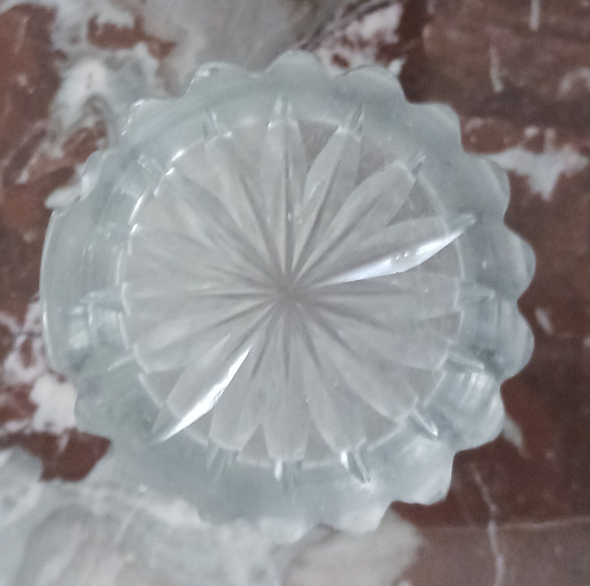 Cristallerie française - gobelet en cristal et camée en porcelaine (Louis XVIII ?), XIXe siècle -photo-2