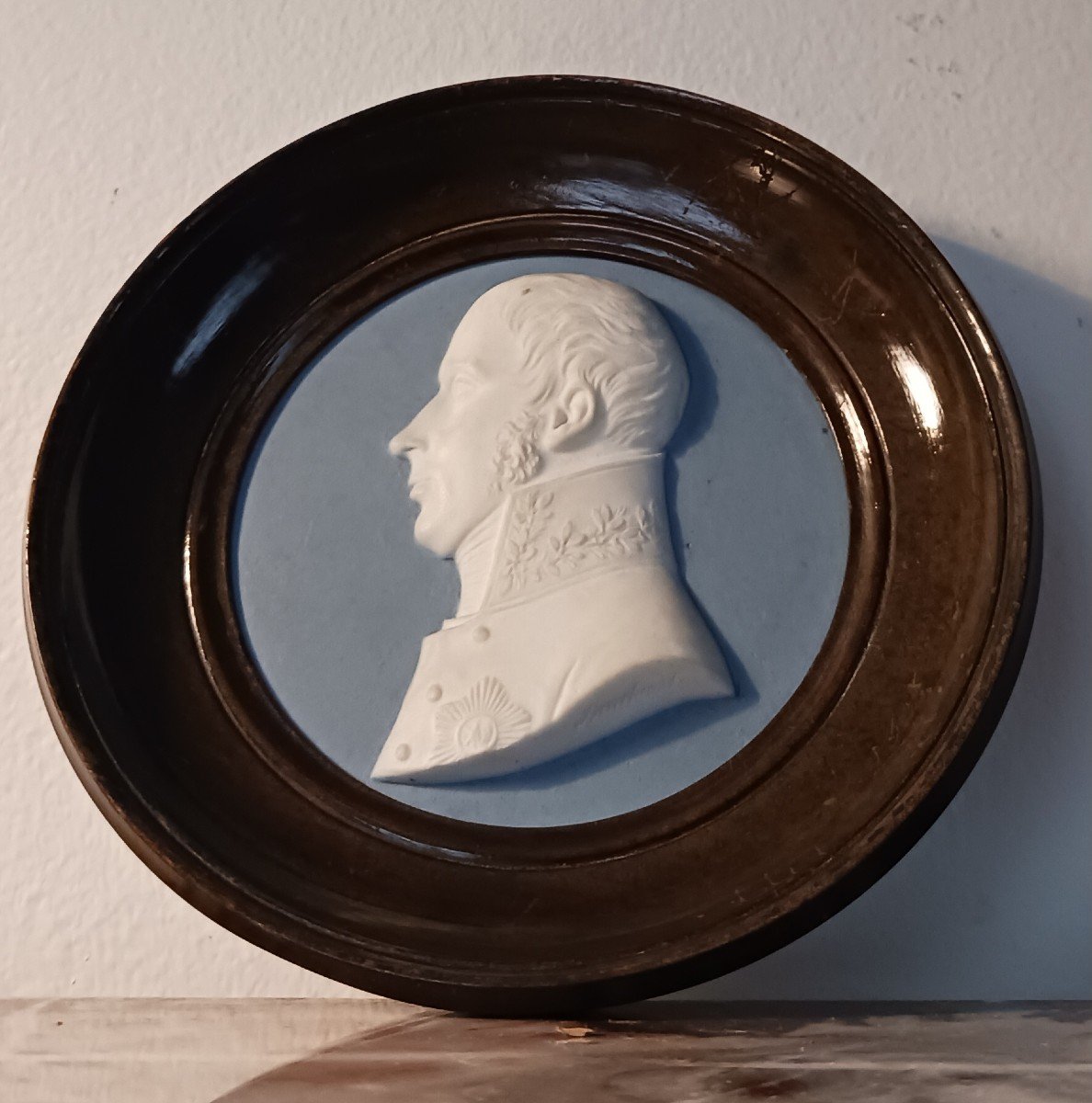 Manufacture De Sèvres For The Duke Of Doudeauville - Biscuit Medallion Of Baron Von Humboldt -photo-4