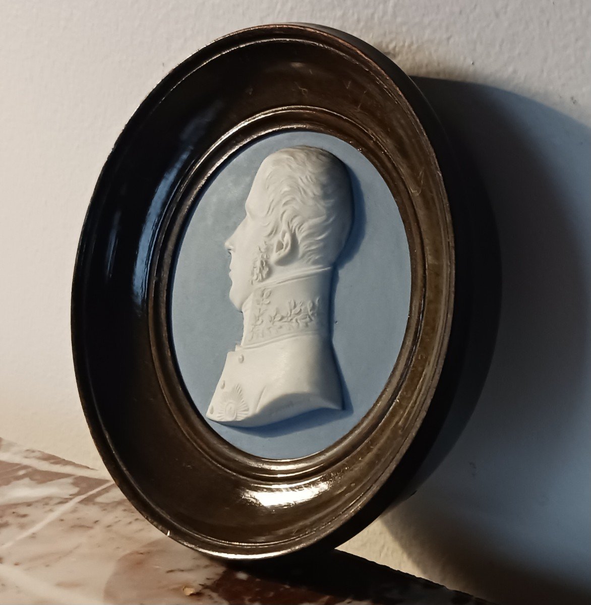 Manufacture De Sèvres For The Duke Of Doudeauville - Biscuit Medallion Of Baron Von Humboldt -photo-5
