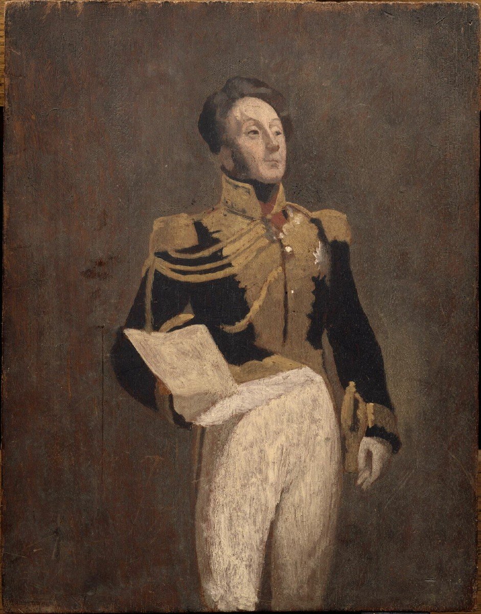 Manufacture De Sèvres For The Duke Of Doudeauville - Biscuit Medallion Of The Duke Of Berry-photo-5