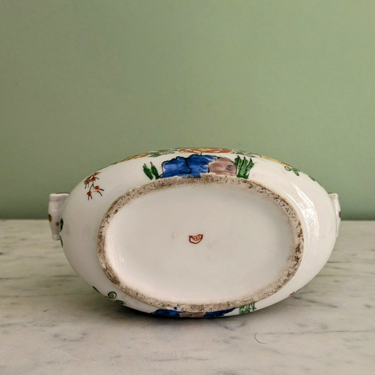 Samson, Late 19th Century - Porcelain Inkwell And Seal In The Chinese Style-photo-2