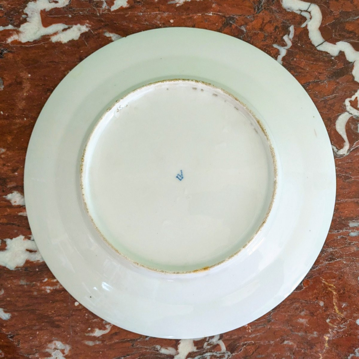 Manufacture Popov à Moscou - assiette de table en porcelaine - époque Restauration -photo-4