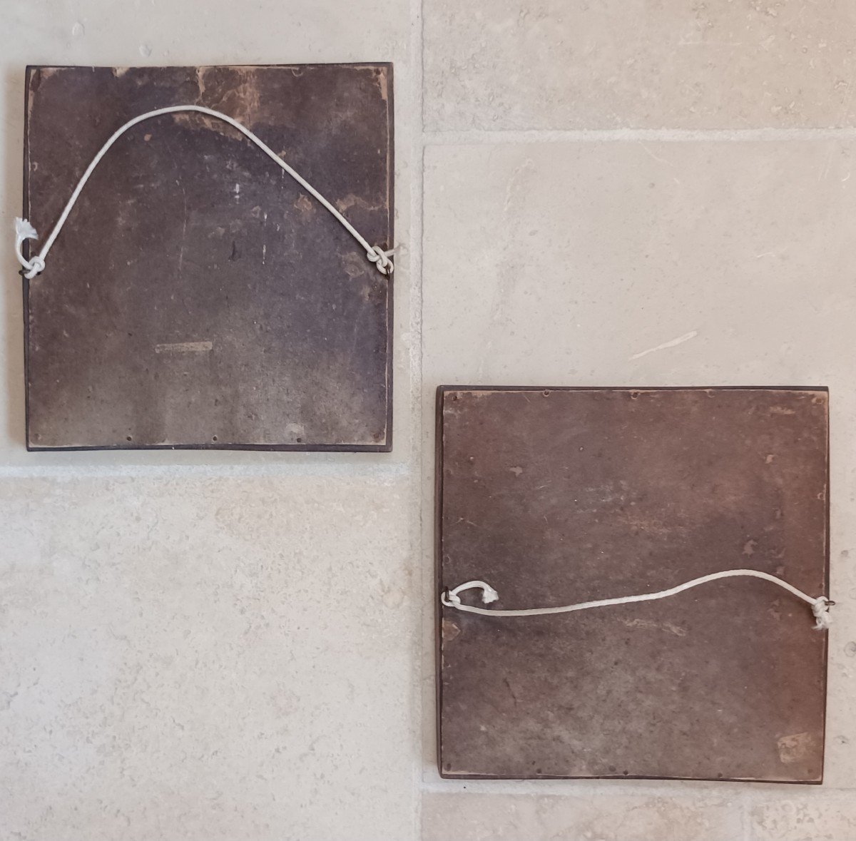 A. Souillié - paire d'huiles en tondo - cavaliers orientaux signés et datés - orientalisme, fin-photo-3