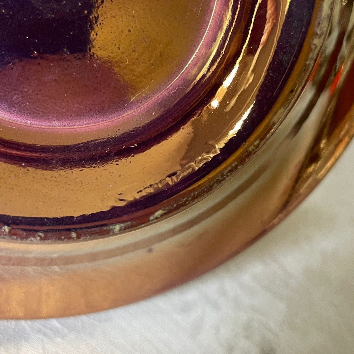 Sarreguemines, Circa 1830 - Burgos Ovoid Cup - Porphyry-style Earthenware-photo-2