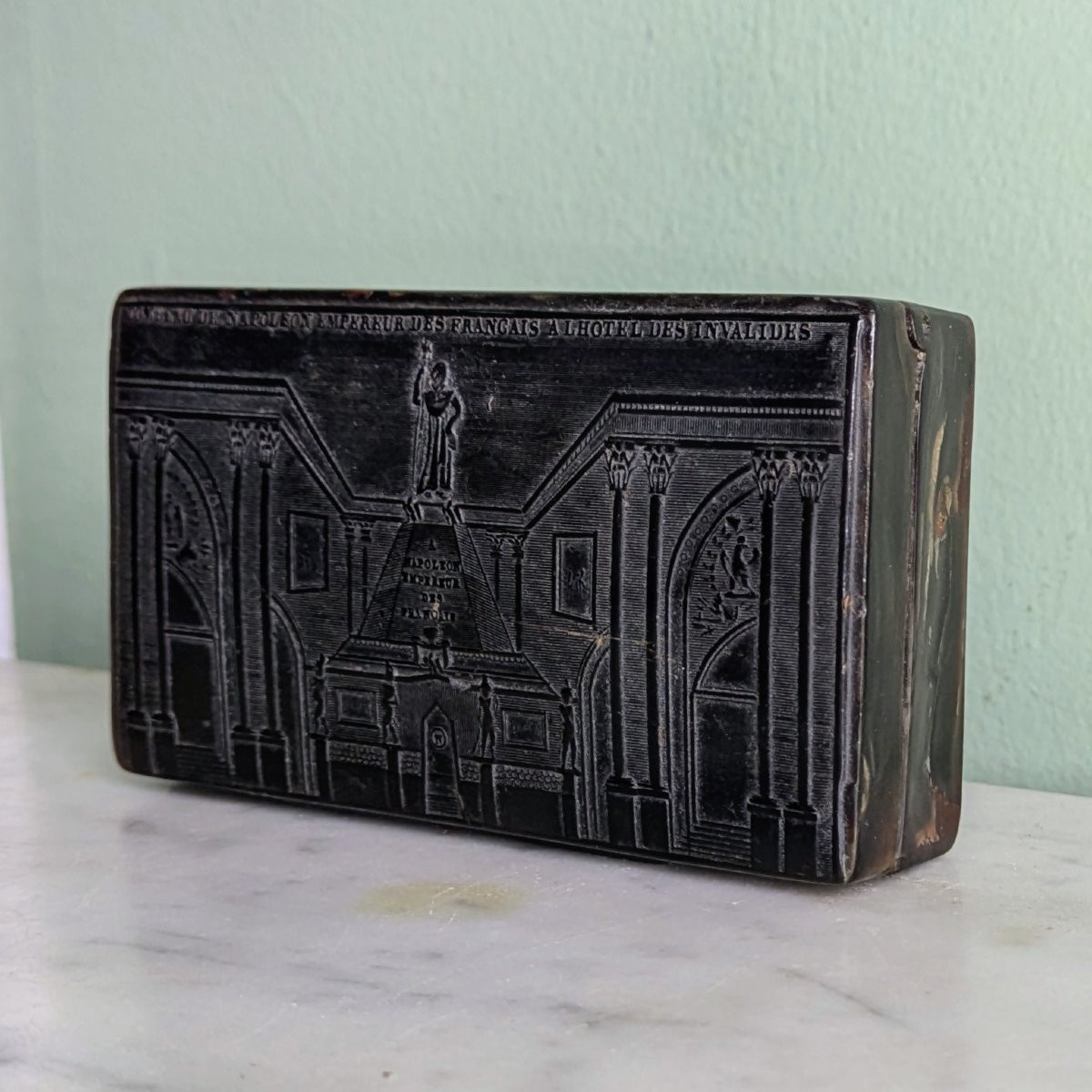 France, Louis Philippe Era - Double-sided Box "return Of The Ashes" - Napoleon's Tomb-photo-3