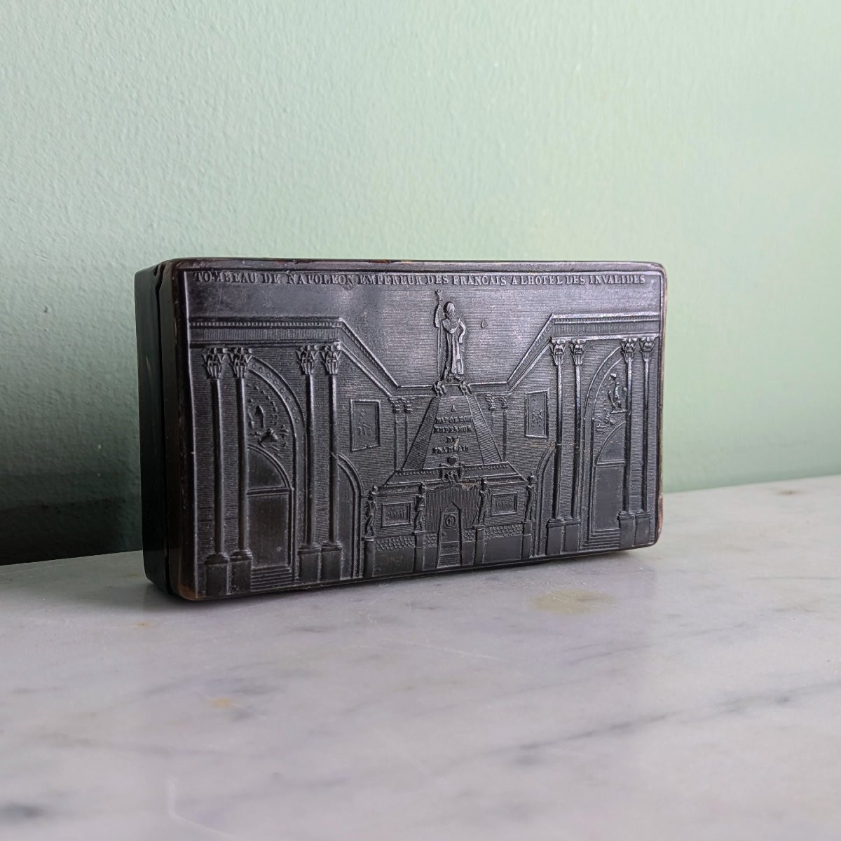 France, Louis Philippe Era - Double-sided Box "return Of The Ashes" - Napoleon's Tomb-photo-4