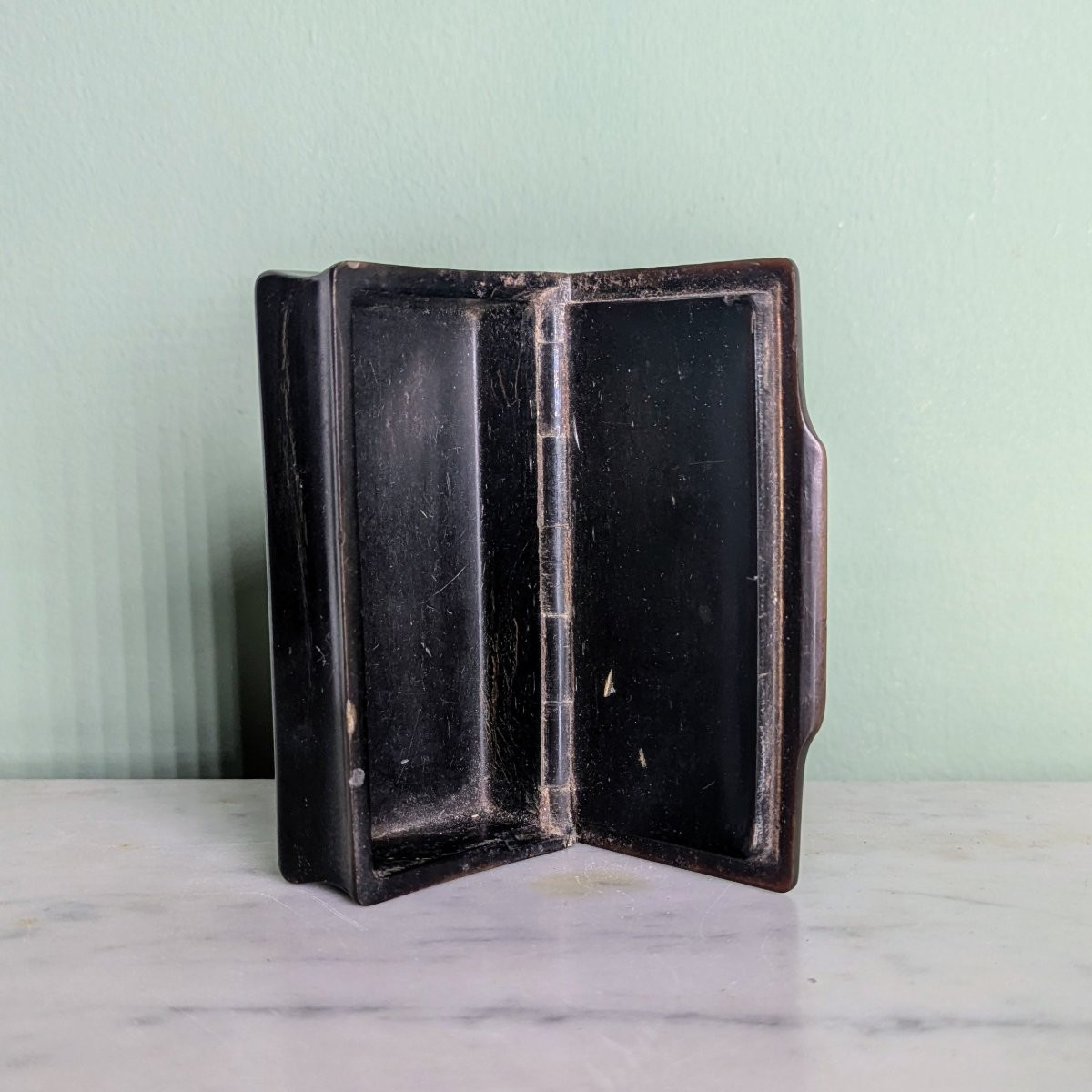 France, Second Empire - Box With Portrait Fixed Under Glass - Napoleon III-photo-2