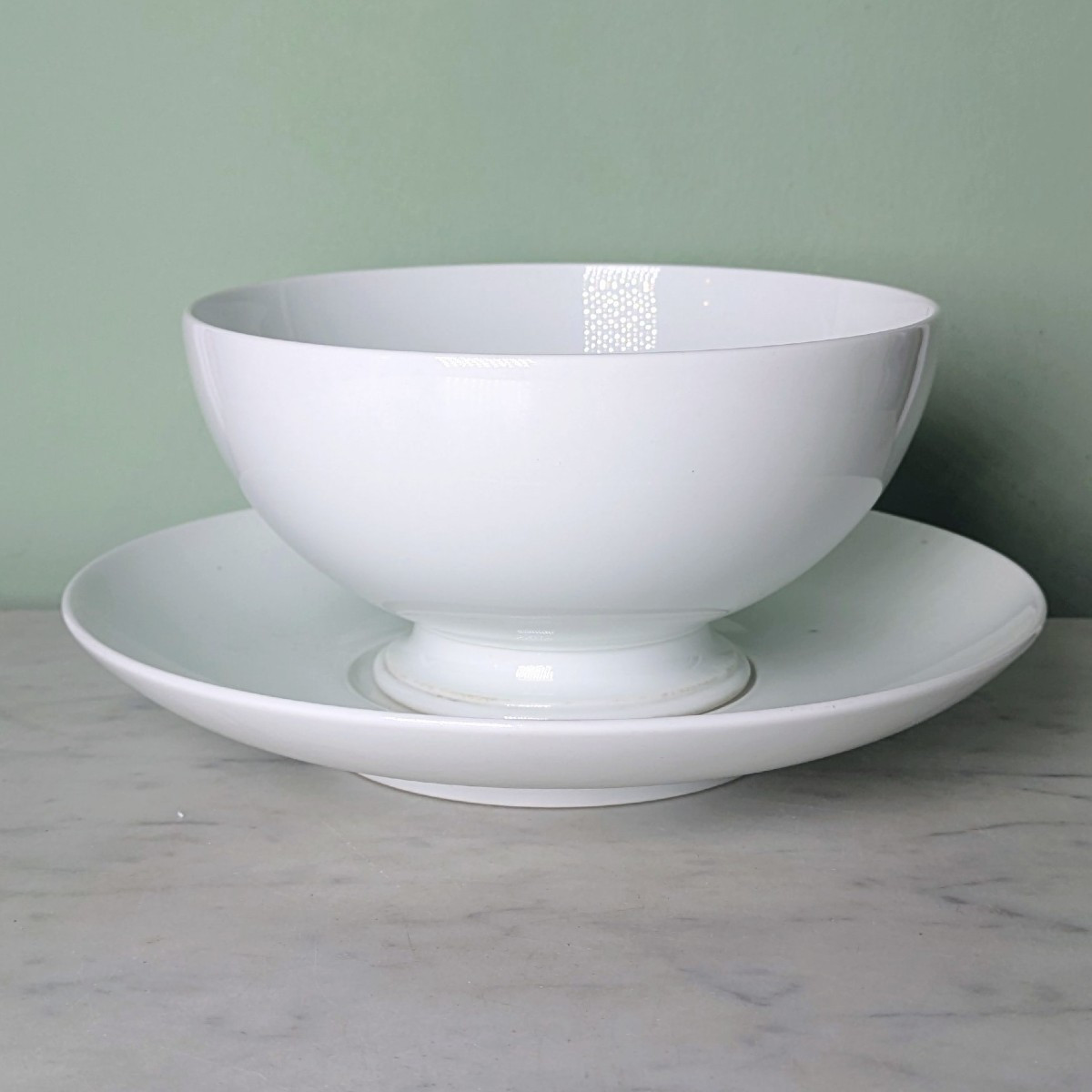 Manufacture de Sèvres - bol, tasse ''déjeuner'' du service des Offices de Napoléon III-photo-3