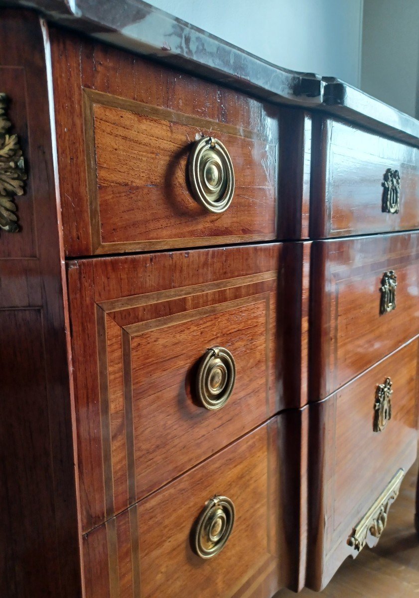 Jean-Frédéric Ratié & JME - grande commode à double ressaut - "à la grecque" - Transition-photo-2