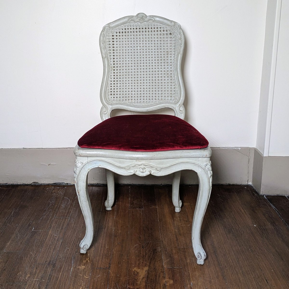 François Hortaux - Queen-style Wicker Chair - Circa 1750, Louis XV-photo-2