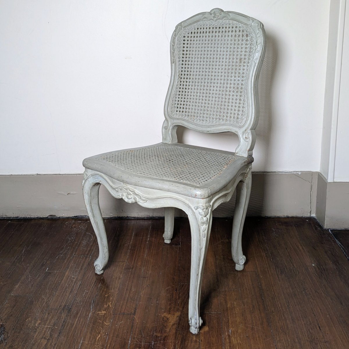 François Hortaux - Queen-style Wicker Chair - Circa 1750, Louis XV-photo-3