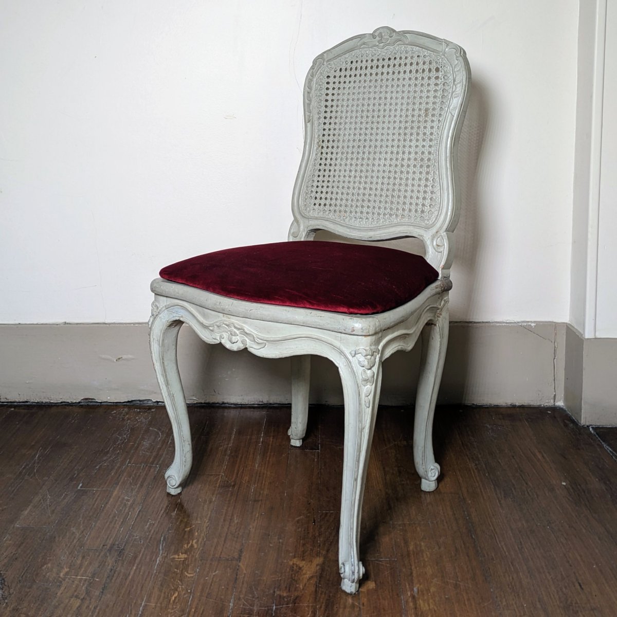 François Hortaux - Queen-style Wicker Chair - Circa 1750, Louis XV-photo-4