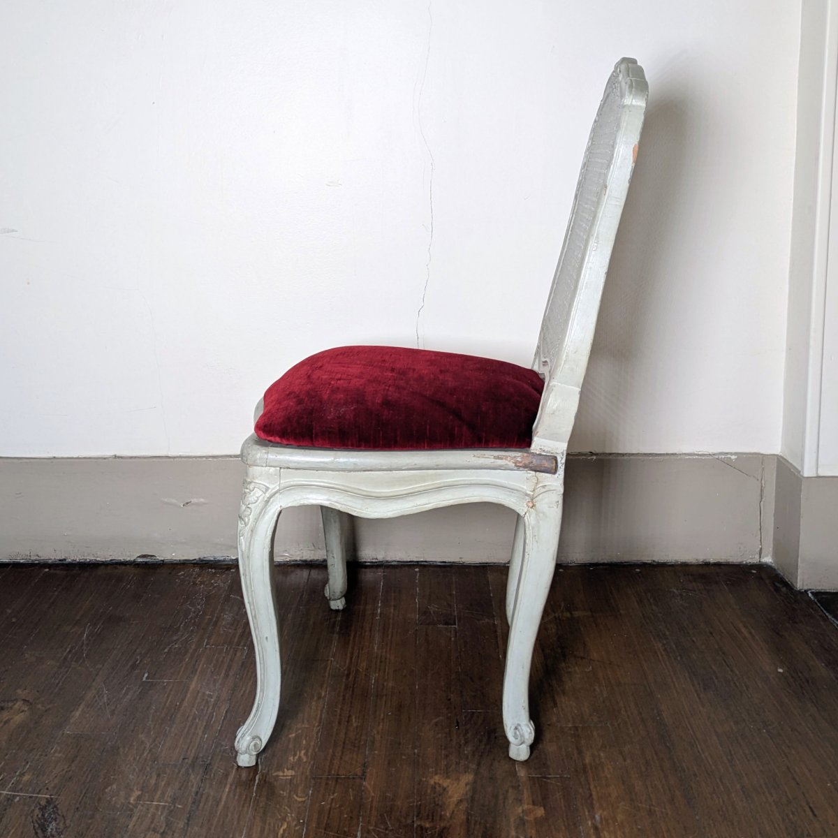 François Hortaux - Queen-style Wicker Chair - Circa 1750, Louis XV-photo-2
