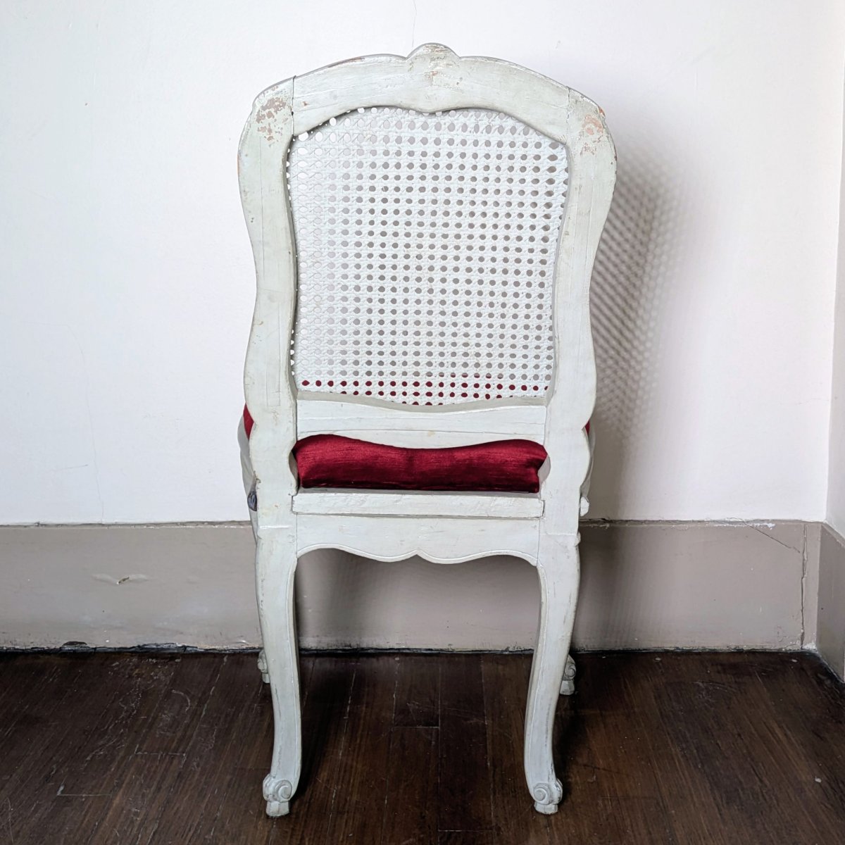 François Hortaux - Queen-style Wicker Chair - Circa 1750, Louis XV-photo-5