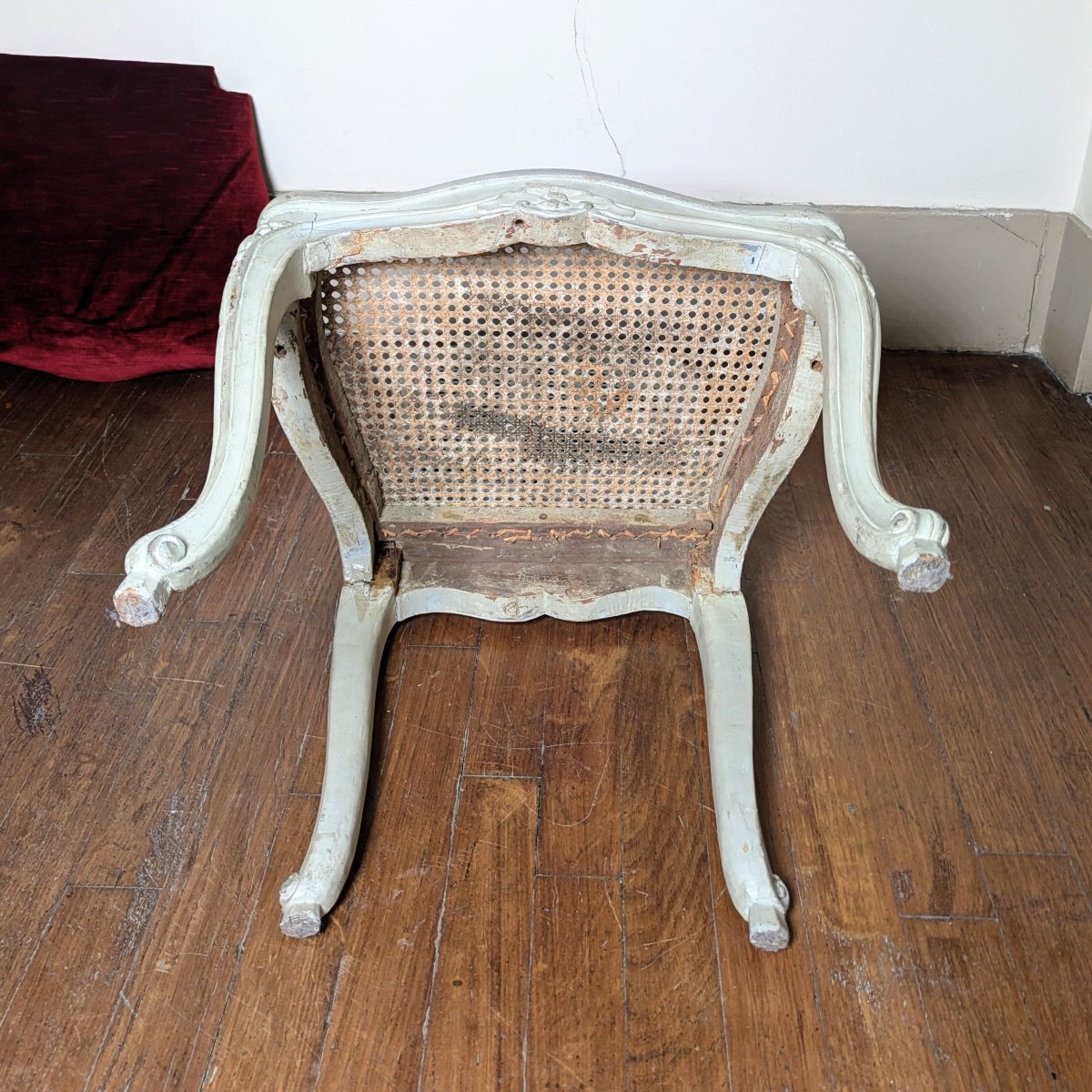 François Hortaux - Queen-style Wicker Chair - Circa 1750, Louis XV-photo-6