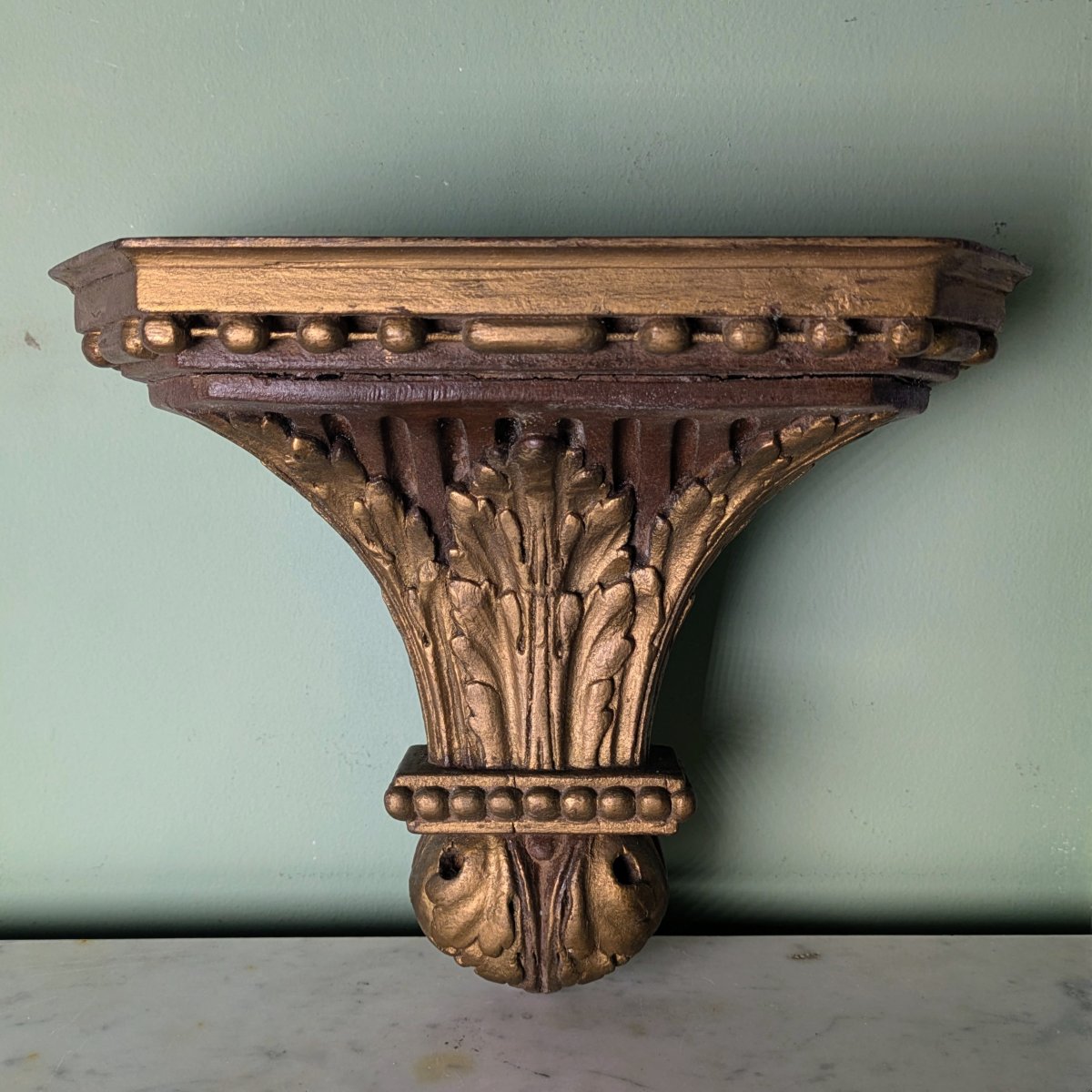Travail de style Louis XVI -console d'applique à suspendre - bois doré