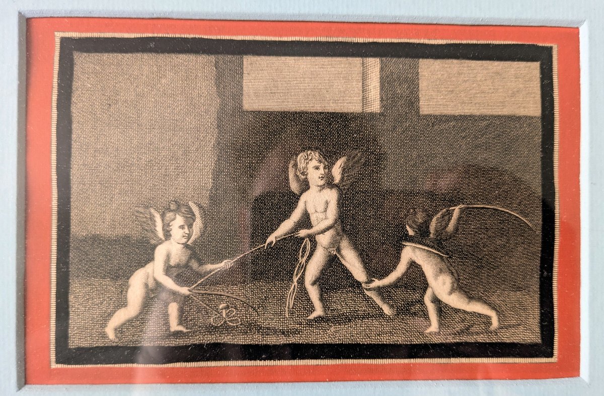 Piranese Frères - Antiquités d'Herculanum - gravure de la Maison aux Cerfs-photo-2
