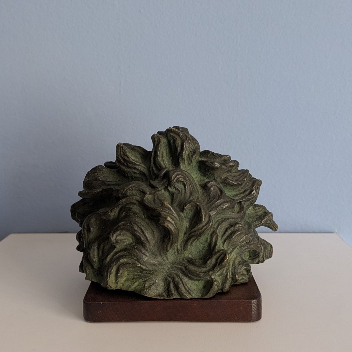 Souvenir From The Grand Tour—bronze Head Of Laocoön, Based On The Ancient Original—circa 1900-photo-2