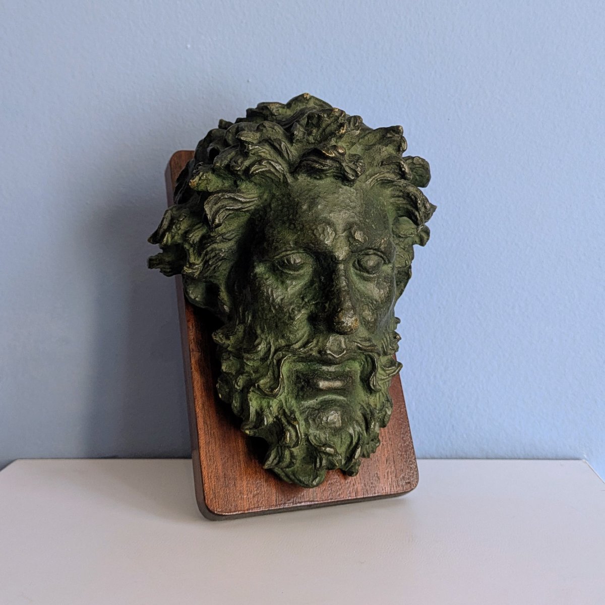 Souvenir From The Grand Tour—bronze Head Of Laocoön, Based On The Ancient Original—circa 1900