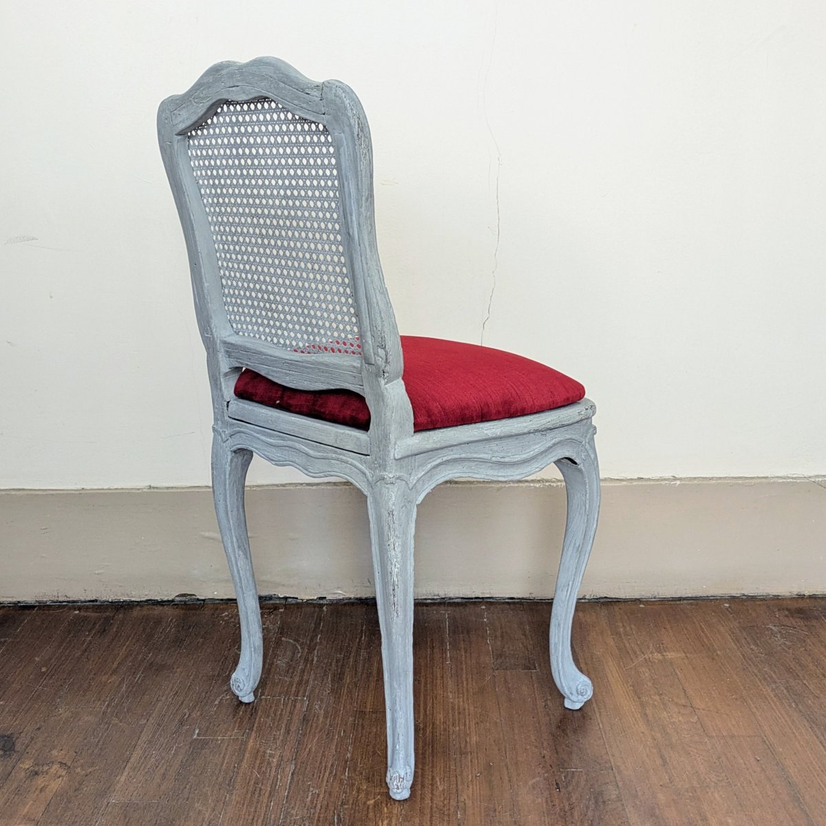 Michel Cresson, époque Louis XV - chaise de musicien cannée à la Reine - vers 1760-photo-4