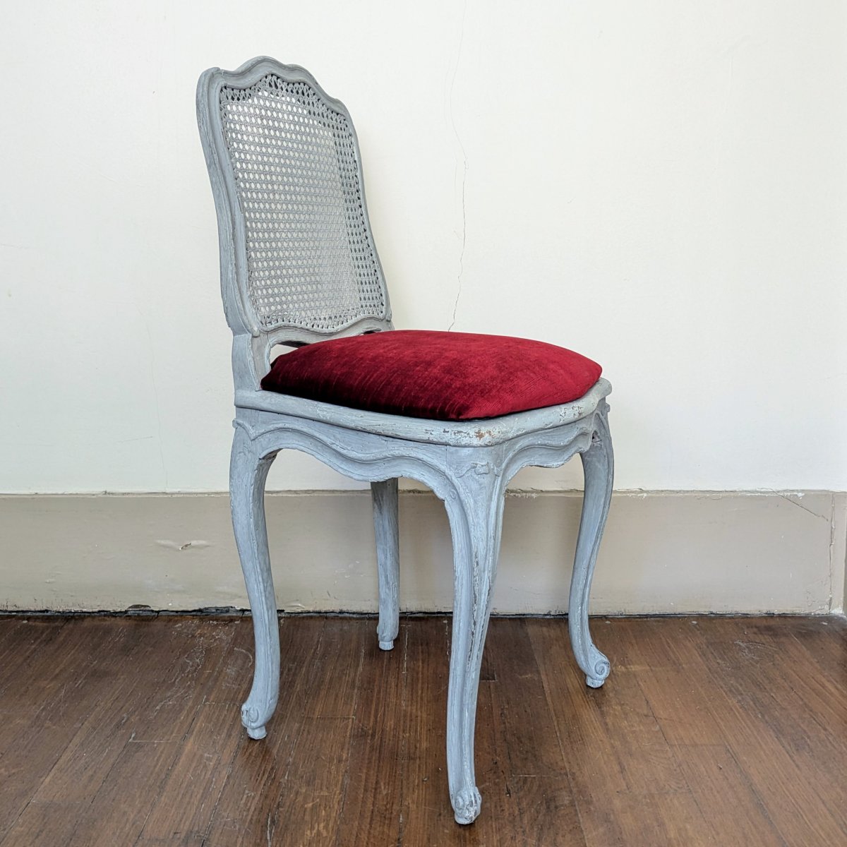 Michel Cresson, époque Louis XV - chaise de musicien cannée à la Reine - vers 1760