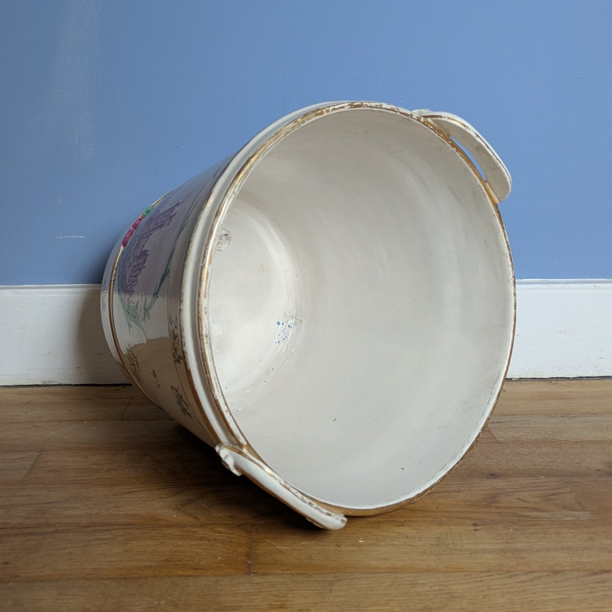 Samson, By Veuve Perrin—very Large Louis XV-style Earthenware Planter -photo-3