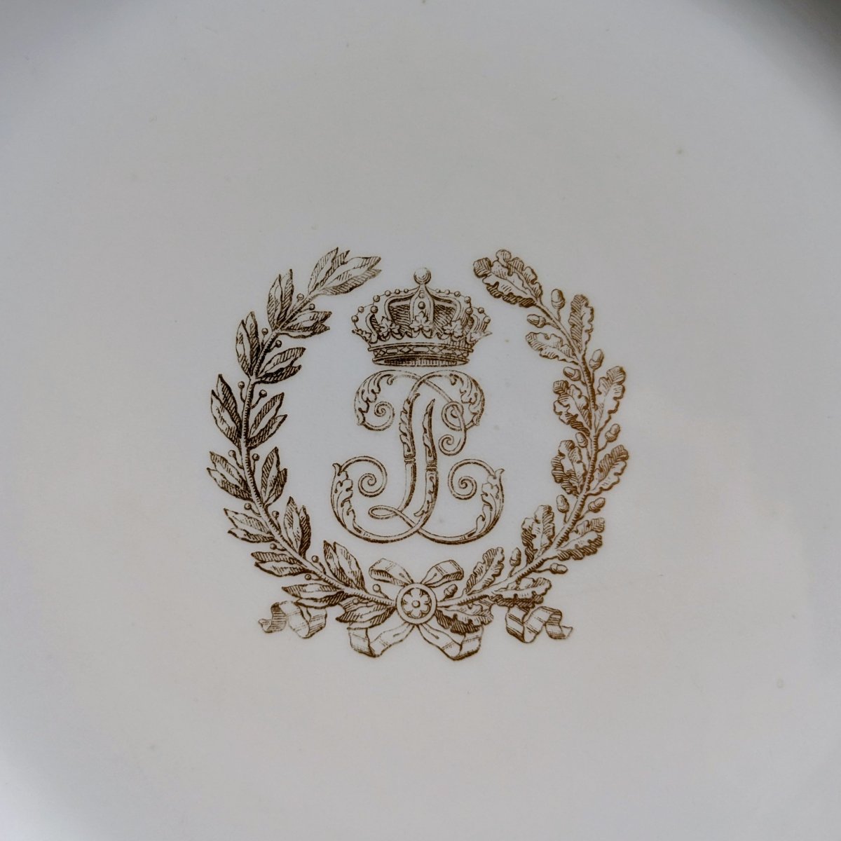 Manufacture Royale de Sèvres - assiette de table du service des princes - Louis Philippe -photo-2