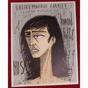 Buffet à La Galerie Garnier - "nus" Exhibition Poster, 1980 - Mourlot